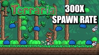 Terraria but the spawn rate is 300x higher [upl. by Germano]