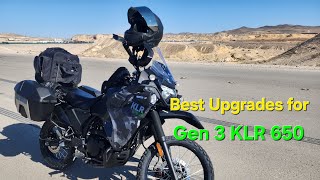 Best Upgrades for the Gen 3 KLR 650 [upl. by Attem735]