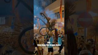 Watch Hong Kongs STUNNING Fire Dragon Dance 🇭🇰 shorts [upl. by Nnarual446]