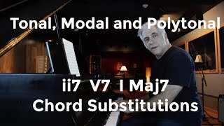 Tonal Modal and Polytonal ii V I Jazz and Classical Chord Voicings [upl. by Raynard]