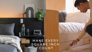 12 Genius Storage Tricks For Small Bedrooms [upl. by Nivra588]