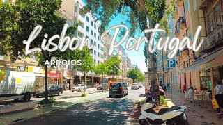 Lisbon Walking Tour From Arroios to Alameda [upl. by Itnava838]