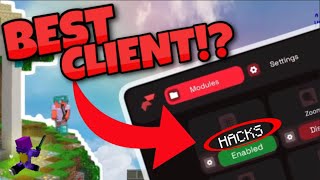 The ULTIMATE Minecraft Bedrock Client MCPE  FPS BOOST [upl. by Henricks]