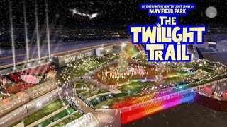 THE TWILIGHT TRAIL AT FREIGHT ISLAND  MAYFIELD PARK MANCHESTER  CHRISTMAS LIGHTS  VLOG [upl. by Eirual]