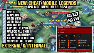 CHEAT ML TERBARU 2024 MOD MENU UNLOCK ALL SKIN MOBILE LEGENDS FULL FEATURE GRATIS NO PASSWORD [upl. by Apgar]