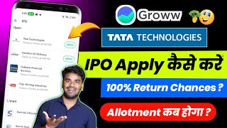 Tata technologies ipo pre apply  Tata technologies ipo pre apply kaise kare  Lock in period [upl. by Aham]