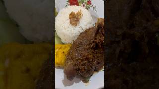 BEBEK BUMBU IRENG SPESIAL🤤 bebek viralvideo shorts [upl. by Ydnab340]