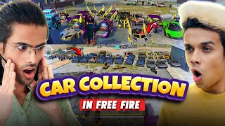 CAR COLLECTION Experiment in FREE FIRE 😨 എന്റെ കിളി പോയി 🤯🔥 RASHIQ DB [upl. by Jerrine]