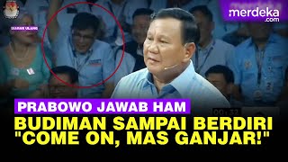 Prabowo Skak Ganjar Jawab Kasus HAM sampai Bikin Budiman amp Aktivis 98 Berdiri [upl. by Melise]