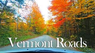 🍃🍂 Driving through beautiful Autumn Vermont Scenery 🍂🍃 [upl. by Halimaj350]