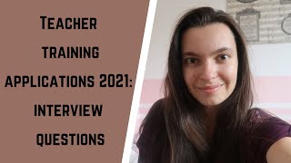 TRAINEE teacher INTERVIEW QUESTIONS  How to ANSWER interview questions  PGCE Interview  SCITT [upl. by Skip386]