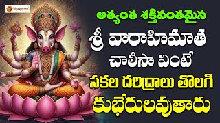 Vaarahi Matha Chalisa  Varahi Navarathrulu  Varahi Devotionals  Bhakthi Taal [upl. by Ellerehc492]