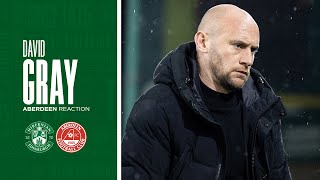 Hibernian 3 Aberdeen 3  David Grays Reaction  William Hill Premiership [upl. by Adnorhs]