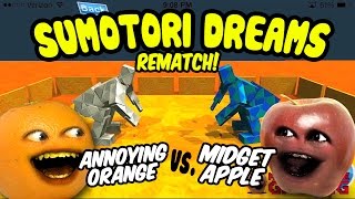 Annoying Orange Lets Play Sumotori Dreams [upl. by Eatnuahs123]