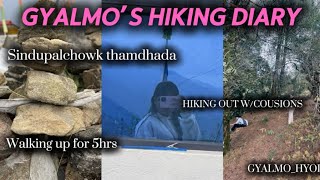 Gyalmo’s hiking dairy NATURE Hiking  Sindupalchowk Thamdhada Cousions  traveling vlog [upl. by Korella]