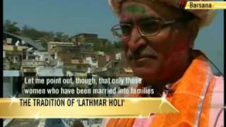 The tradition of Lathmar Holi [upl. by Aztiraj]