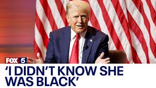 Trump at NABJ says he didnt know Kamala Harris was Black  FOX 5 Atlanta [upl. by Yniffit307]