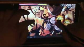 Osu Android on Samsung Galaxy Tab Jump Map 1 [upl. by Senecal]