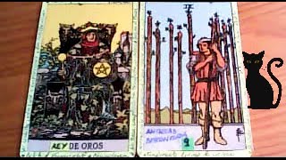 Combinaciones tarot con el REY de OROS  ARCANOS MENORES DE BASTOS Por TARA [upl. by Lau104]