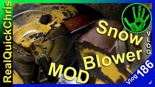 snow blower impeller mod vlog 186 [upl. by Laersi]