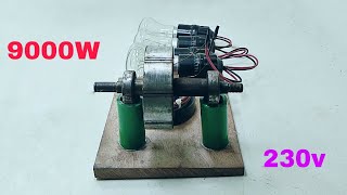 Make Flywheel Elastic Machine Electricity 100 Free Energy Generator 230V 9000W electric copper wire [upl. by Latrena239]