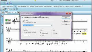 Entering lyrics  Notation Software Tutorial Videos [upl. by Anaud234]