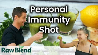 How to make a Personal Immunity Shot with The Tribest Personal Blender II  Recipe Video [upl. by Oludoet]