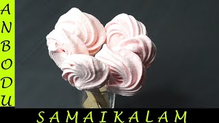 Meringue lollipops recipe in Tamil  Anbodu Samaikalam [upl. by Nohj]