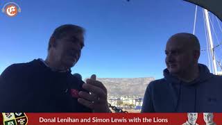 Examiner Sports Donal Lenihan and Simon Lewis with the Lions in South Africa [upl. by Attenra]