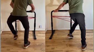 Home workout idea for stronger hips legworkoutathome functionaltrainer exerciseideas [upl. by Renwick598]