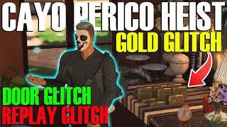 Replay Glitch Door Glitch Gold Glitch in Cayo Perico Heist SOLO GTA Online Money Guide For 2024 [upl. by Ecnerat818]