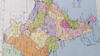 indian states map telugu [upl. by Kathlin]