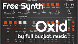 Free Synth  Oxid by full bucket music No Talking [upl. by Nahshunn]