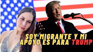 MIGRANTE CUBANA APOYA A DONALD TRUMP [upl. by Charis]