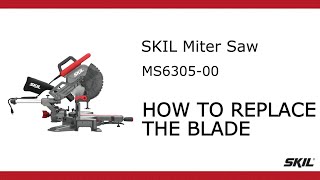 SKIL MS630500How To Replace The Blade [upl. by Luise350]