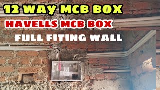 How to Install Complete Mcb Box with Rotary changeover switch  Change over fitting 2 meter [upl. by Mirisola]