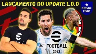 LANÇAMENTO OFICIAL DO UPDATE 100 DO EFOOTBALL 2022 E ANÚNCIO DO EFOOTBALL MOBILE [upl. by Acinyt580]