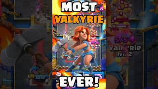 MOST VALKYRIE EVER OP Clash Royale clashroyale frostyfrostzz gaming [upl. by Onaivatco]