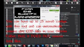 Skyrim  Mod Organizer How to use amp install ENB FXAA SweetFX Manager amp Remover [upl. by Ameg]