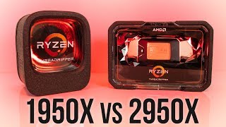 AMD 2950X vs 1950X  Threadripper 2 Comparison and Benchmarks [upl. by Acimat]