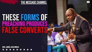 AGAIN THESE KIND OF PREACHING PRODUCES FALSE CONVERTS  DR ABEL DAMINA [upl. by Ecnerolf]