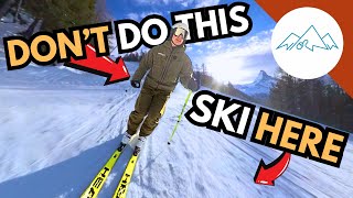 How to ski faster with confidence  How to look like a pro skier  Controlling speed on steep slopes [upl. by Sheri]