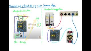 Beschaltung  Anschluss einer Siemens Logo [upl. by Ravel]