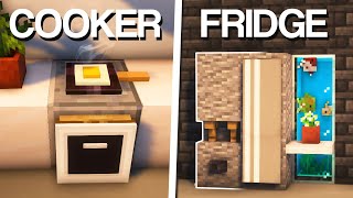 Minecraft 10 Kitchen Build Hacks amp Ideas [upl. by Possing]