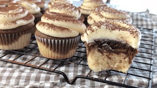 How To Make Delicious Tiramisu Cupcakes [upl. by Dickson]