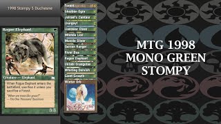 MTG 1998 Mono Green Stompy vs Mono White Weenie ManaLink 30 [upl. by Donoghue719]