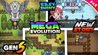 Best Pokemon GBA Rom Hack With Mega Evolution Gen 6 New Story amp Easy Shiny 2017 [upl. by Eibber]