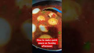 How to make a quick Rice Sauce on Sunday afternoon africanfoodyummy youtubeshorts cooking yummy [upl. by Barbee909]