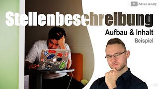 Stellenbeschreibung einfach erklärt mit Beispiel [upl. by Nnagrom496]