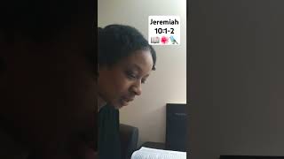 Jeremiah 1012 NKJV Idols and the True God [upl. by Melborn]